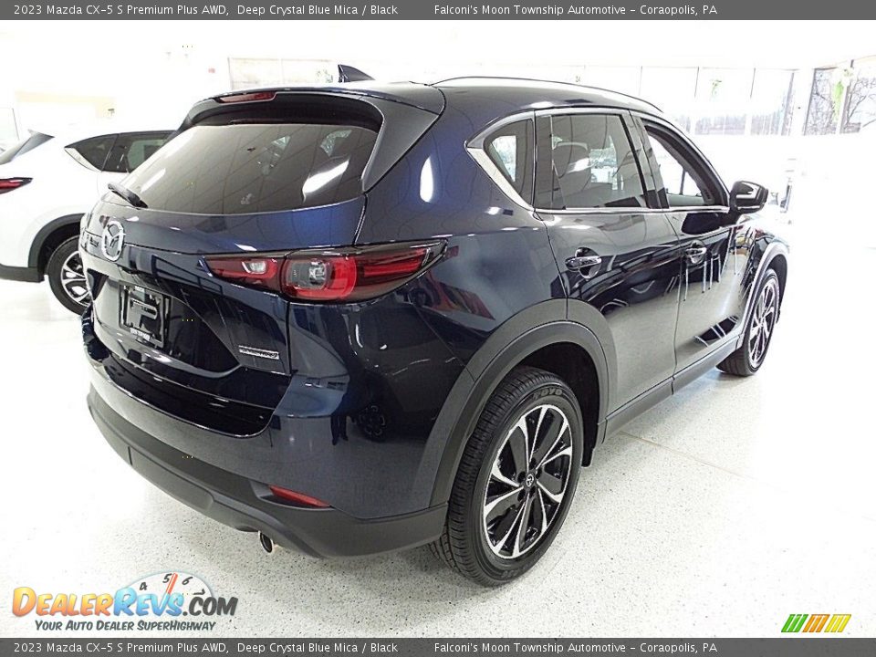 2023 Mazda CX-5 S Premium Plus AWD Deep Crystal Blue Mica / Black Photo #2