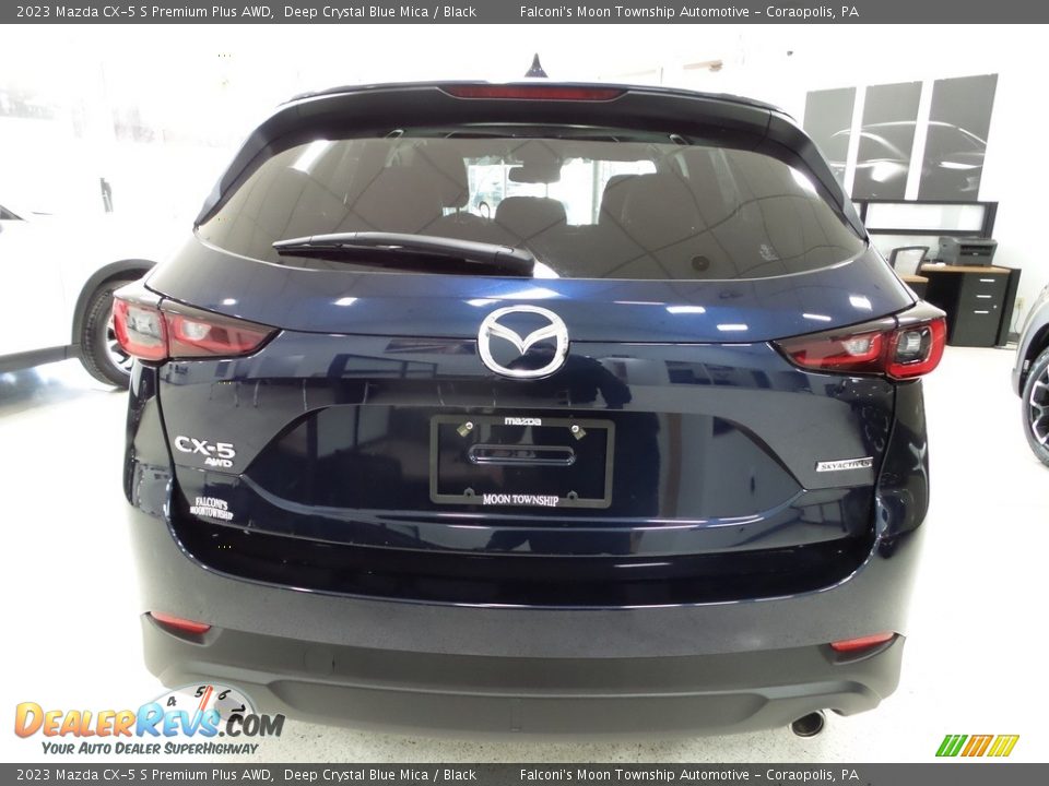 2023 Mazda CX-5 S Premium Plus AWD Deep Crystal Blue Mica / Black Photo #3