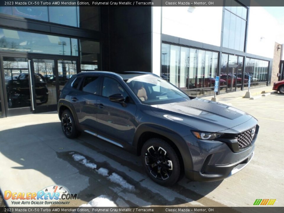 2023 Mazda CX-50 Turbo AWD Meridian Edition Polymetal Gray Metallic / Terracotta Photo #1