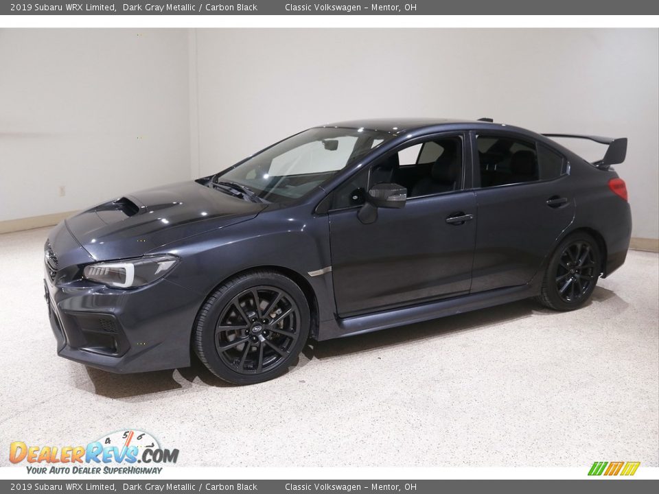 2019 Subaru WRX Limited Dark Gray Metallic / Carbon Black Photo #3