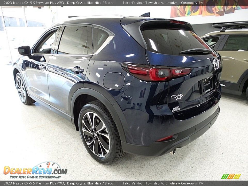 2023 Mazda CX-5 S Premium Plus AWD Deep Crystal Blue Mica / Black Photo #5