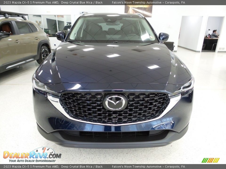 2023 Mazda CX-5 S Premium Plus AWD Deep Crystal Blue Mica / Black Photo #7