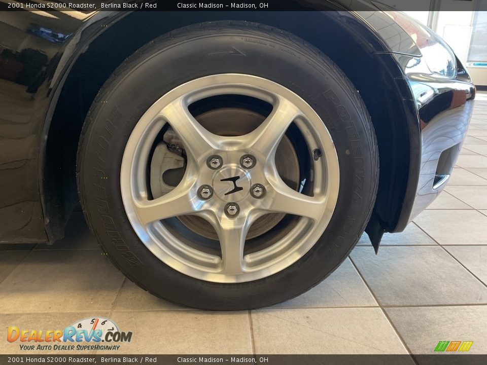 2001 Honda S2000 Roadster Berlina Black / Red Photo #12