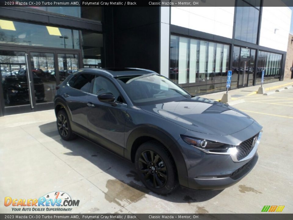 2023 Mazda CX-30 Turbo Premium AWD Polymetal Gray Metallic / Black Photo #1