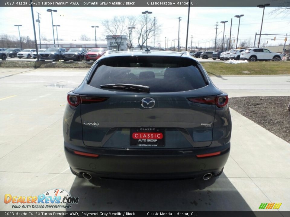 2023 Mazda CX-30 Turbo Premium AWD Polymetal Gray Metallic / Black Photo #5