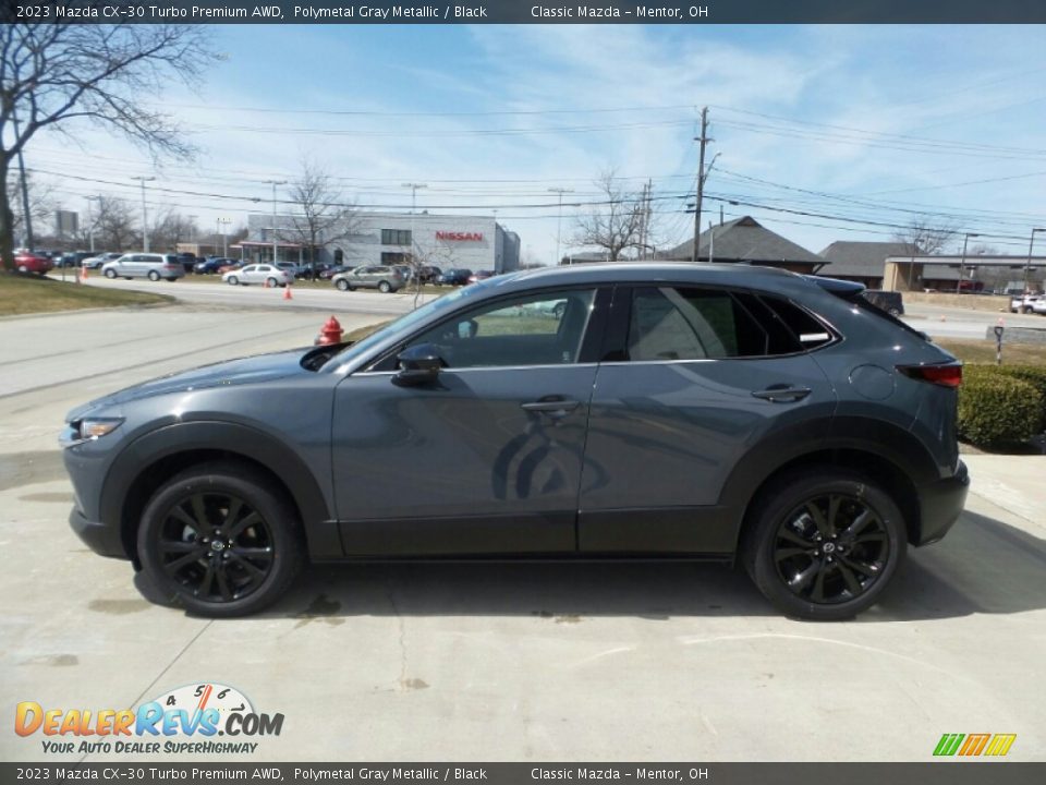 2023 Mazda CX-30 Turbo Premium AWD Polymetal Gray Metallic / Black Photo #6