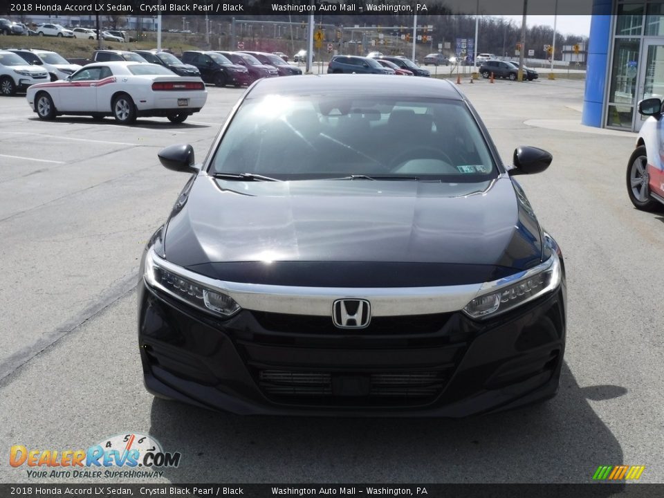 2018 Honda Accord LX Sedan Crystal Black Pearl / Black Photo #4