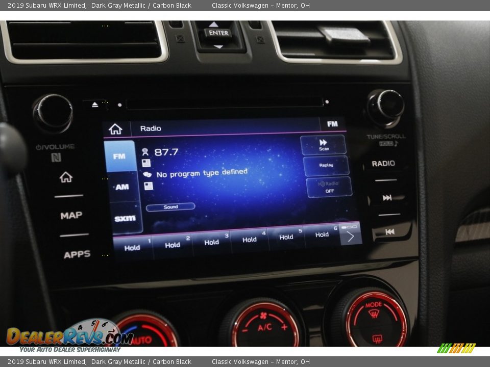 2019 Subaru WRX Limited Dark Gray Metallic / Carbon Black Photo #16