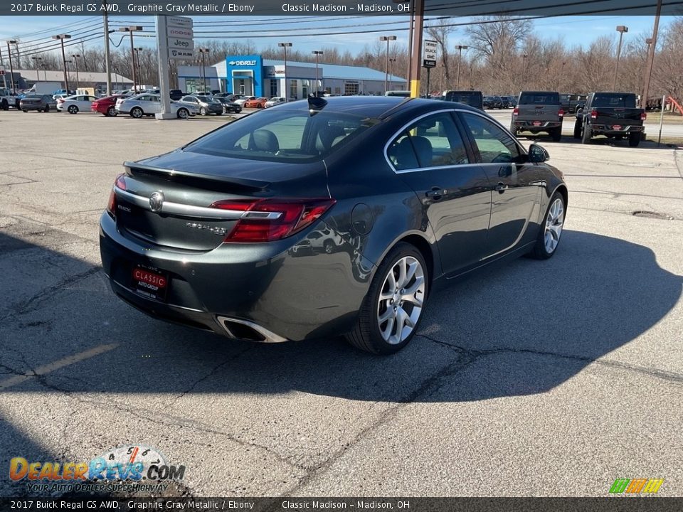 2017 Buick Regal GS AWD Graphite Gray Metallic / Ebony Photo #8