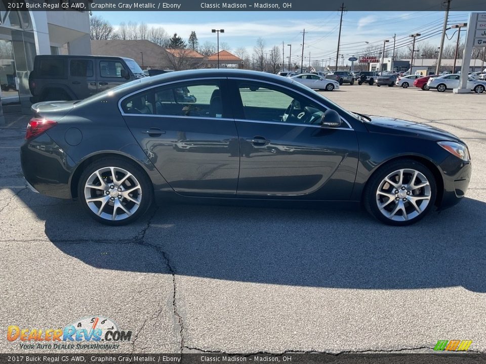 2017 Buick Regal GS AWD Graphite Gray Metallic / Ebony Photo #9