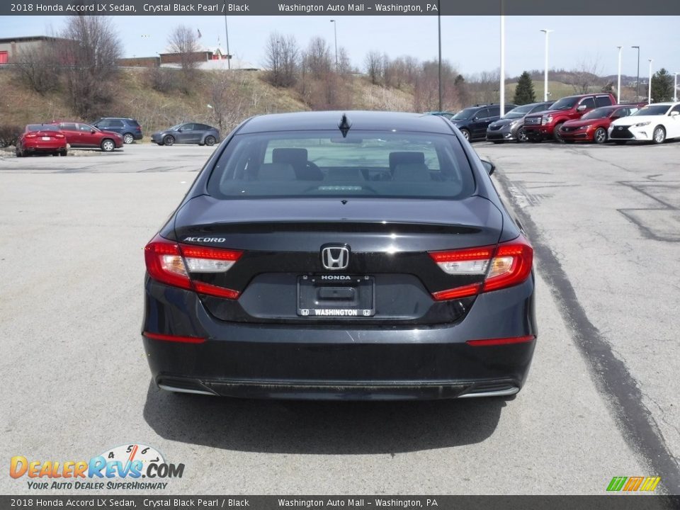 2018 Honda Accord LX Sedan Crystal Black Pearl / Black Photo #8