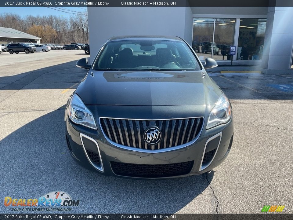 2017 Buick Regal GS AWD Graphite Gray Metallic / Ebony Photo #10