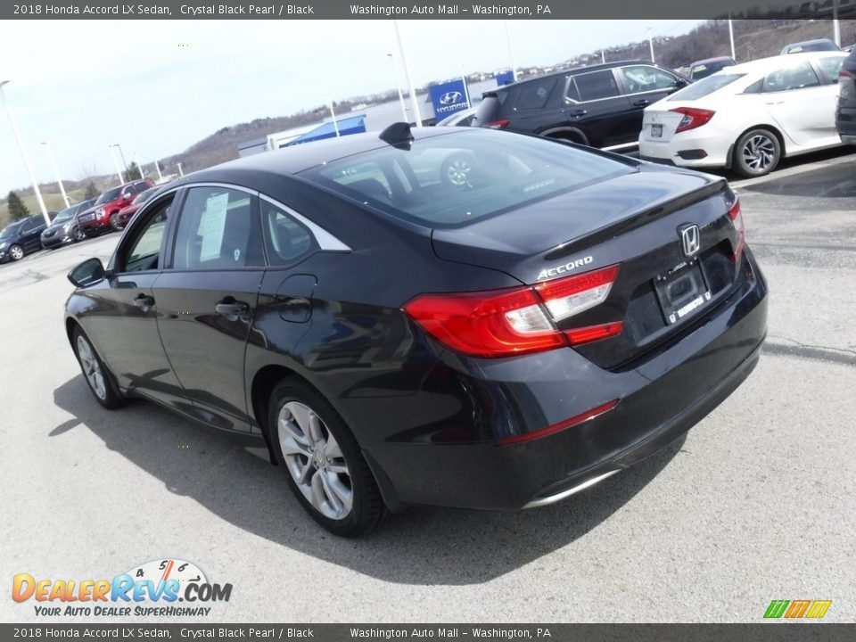 2018 Honda Accord LX Sedan Crystal Black Pearl / Black Photo #9