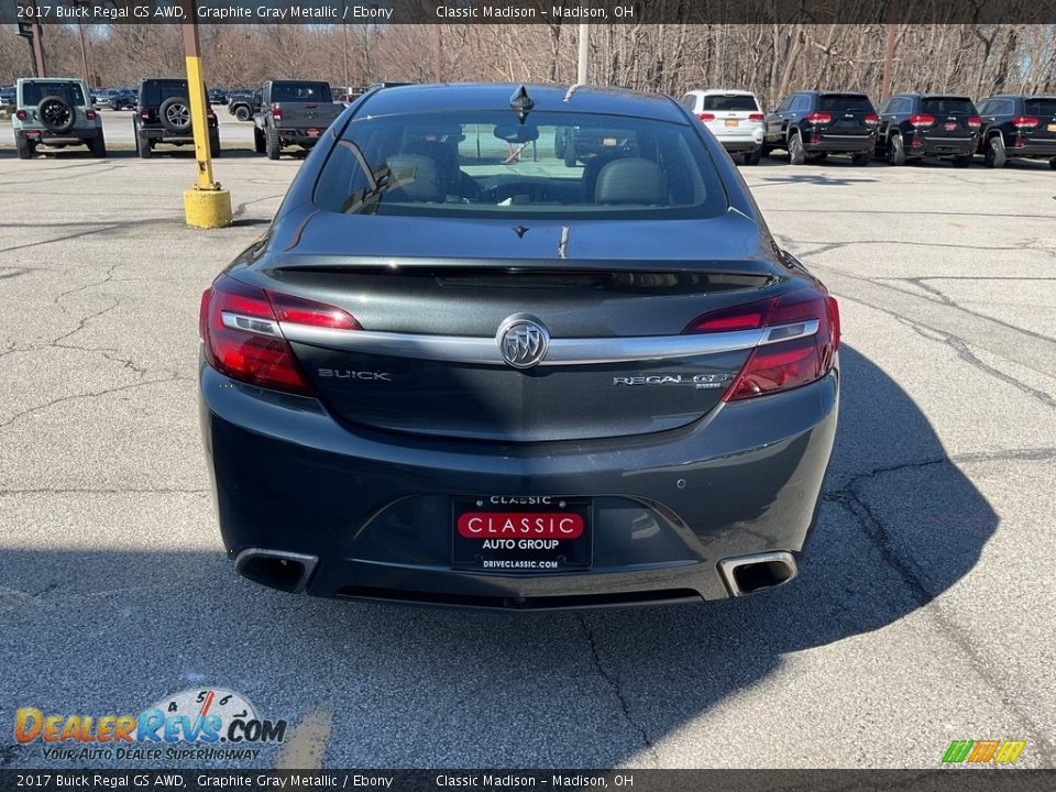 2017 Buick Regal GS AWD Graphite Gray Metallic / Ebony Photo #11