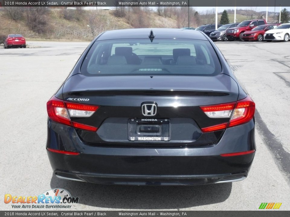 2018 Honda Accord LX Sedan Crystal Black Pearl / Black Photo #10