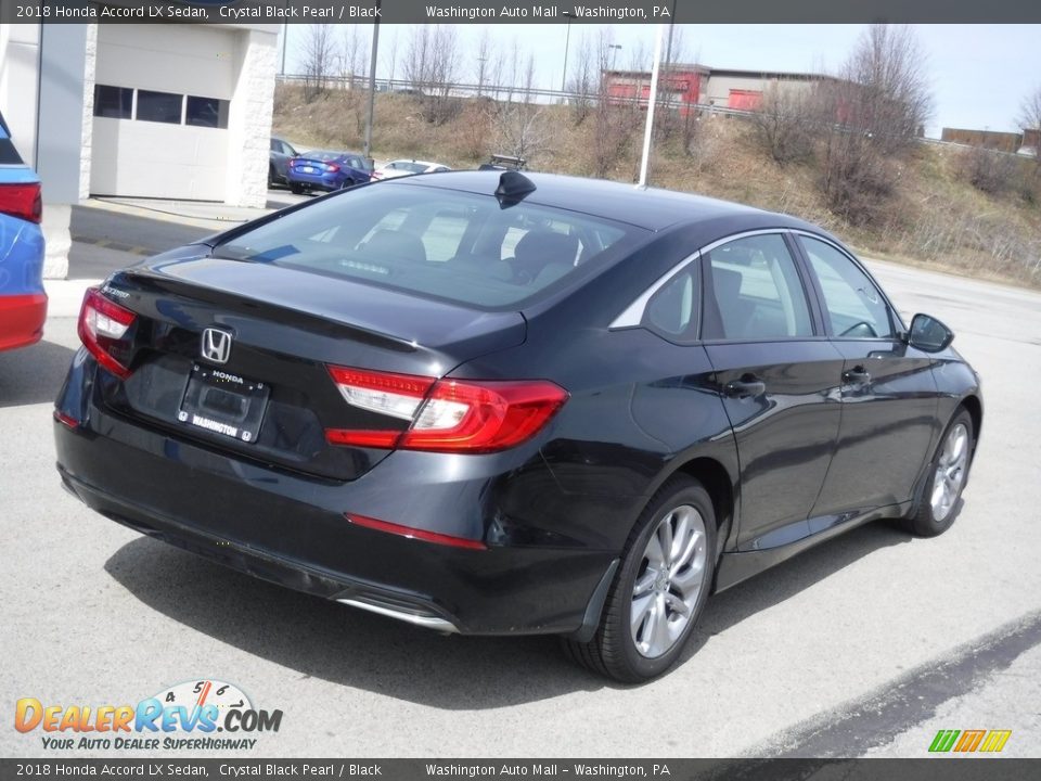 2018 Honda Accord LX Sedan Crystal Black Pearl / Black Photo #11