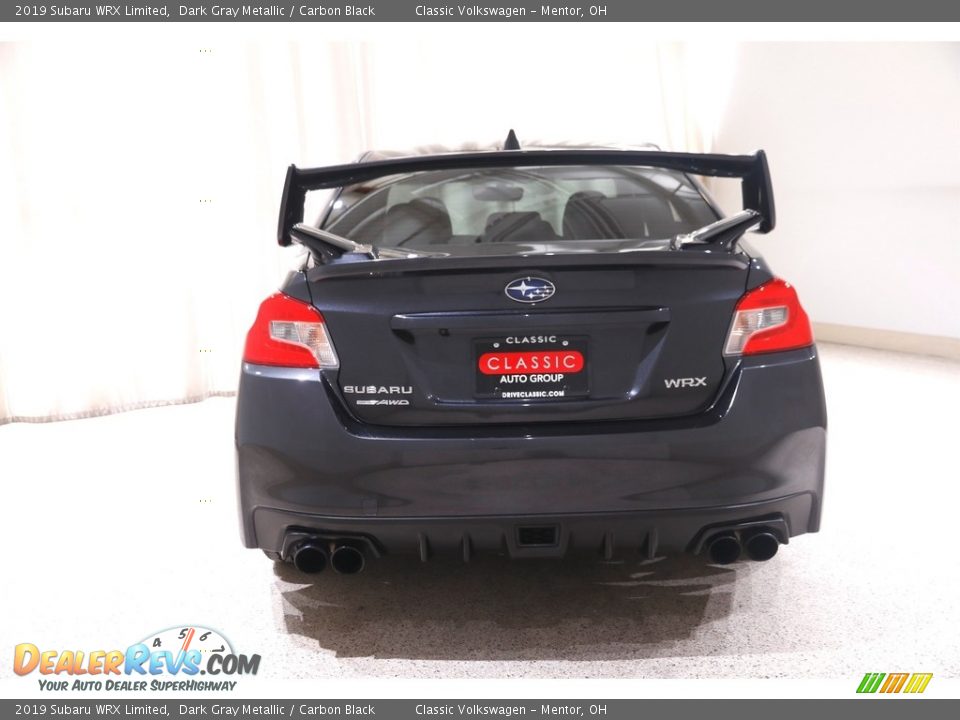 2019 Subaru WRX Limited Dark Gray Metallic / Carbon Black Photo #25