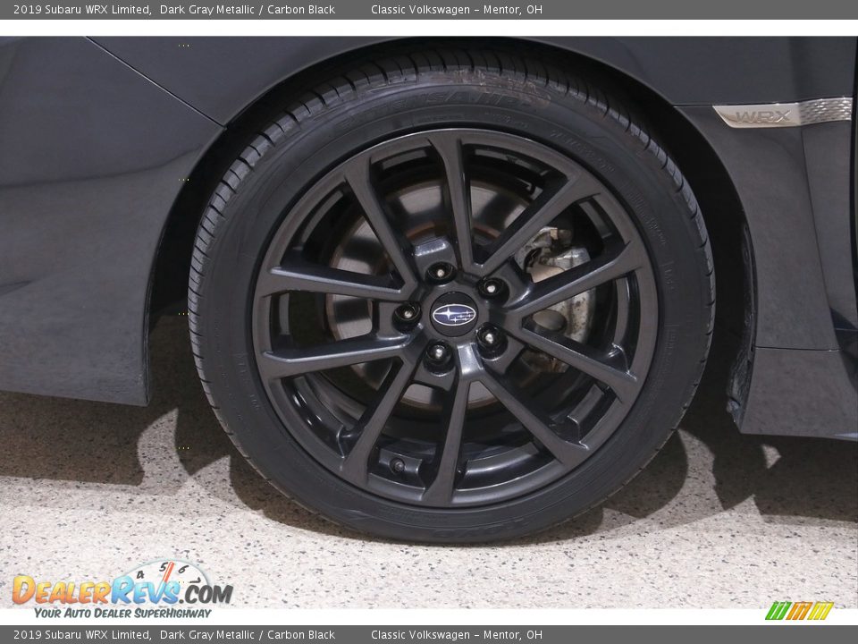 2019 Subaru WRX Limited Dark Gray Metallic / Carbon Black Photo #27