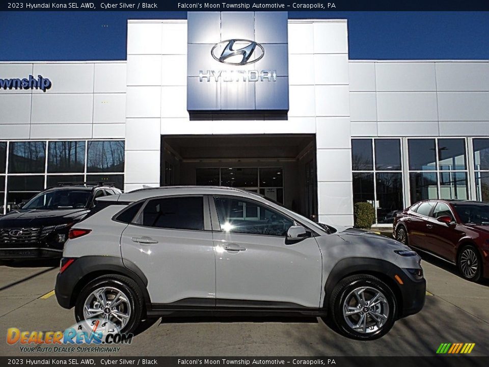 2023 Hyundai Kona SEL AWD Cyber Silver / Black Photo #1