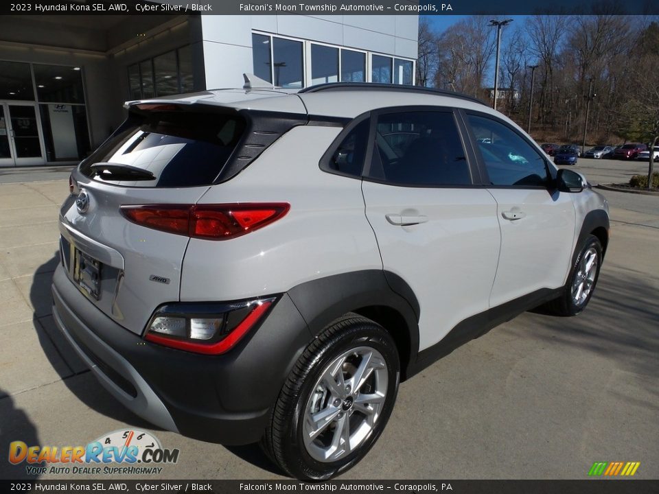 2023 Hyundai Kona SEL AWD Cyber Silver / Black Photo #2
