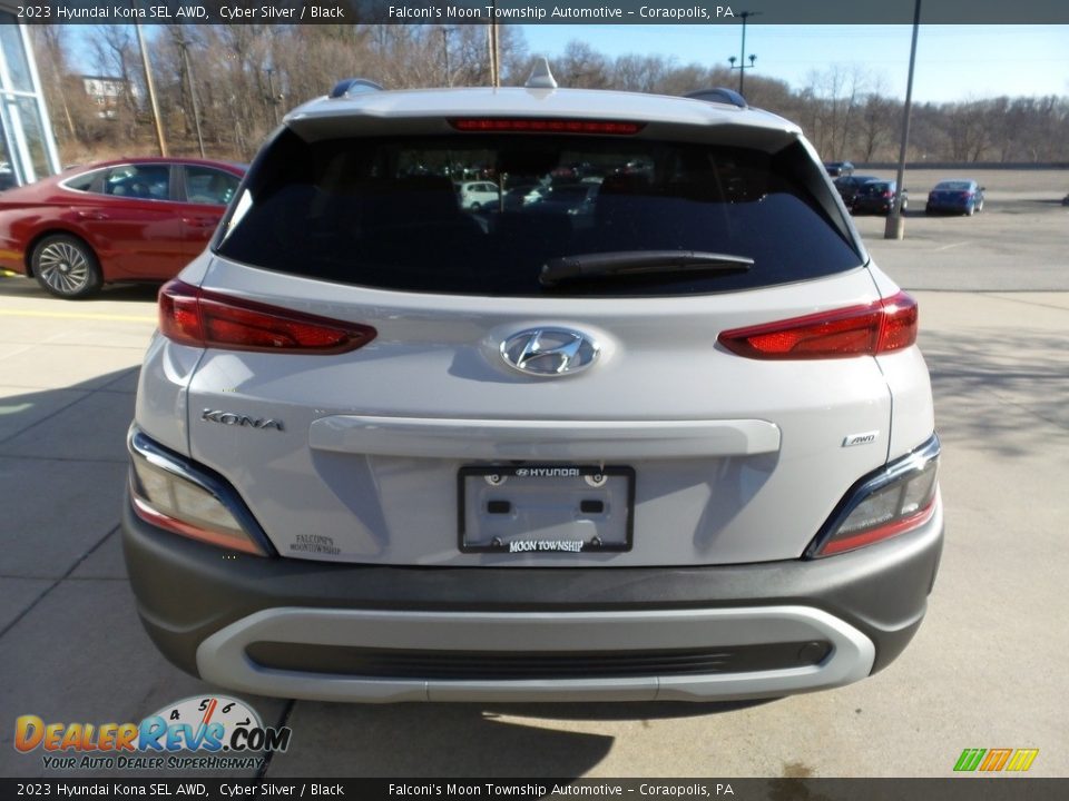2023 Hyundai Kona SEL AWD Cyber Silver / Black Photo #3