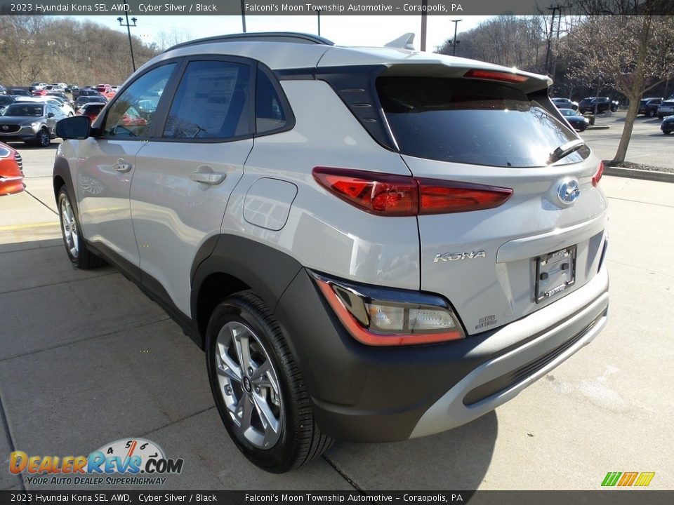 2023 Hyundai Kona SEL AWD Cyber Silver / Black Photo #5