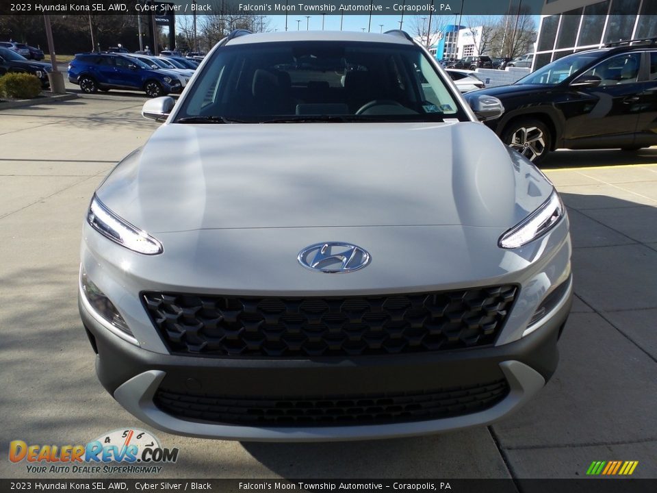 2023 Hyundai Kona SEL AWD Cyber Silver / Black Photo #8