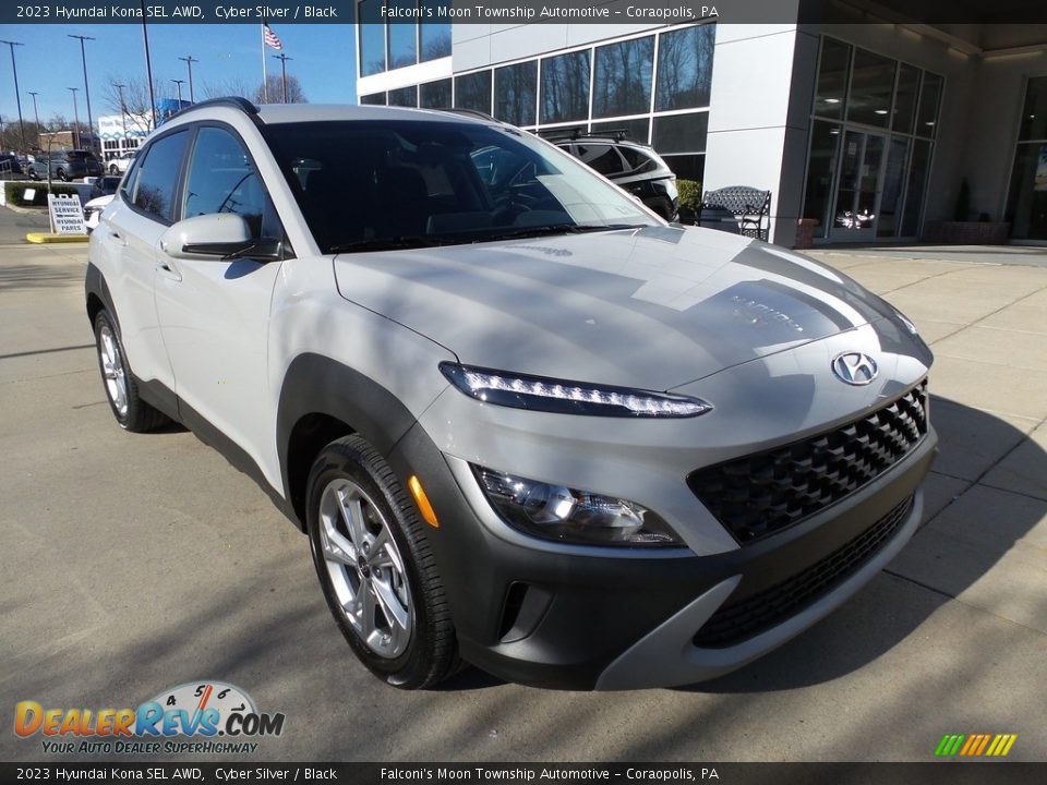 Front 3/4 View of 2023 Hyundai Kona SEL AWD Photo #9