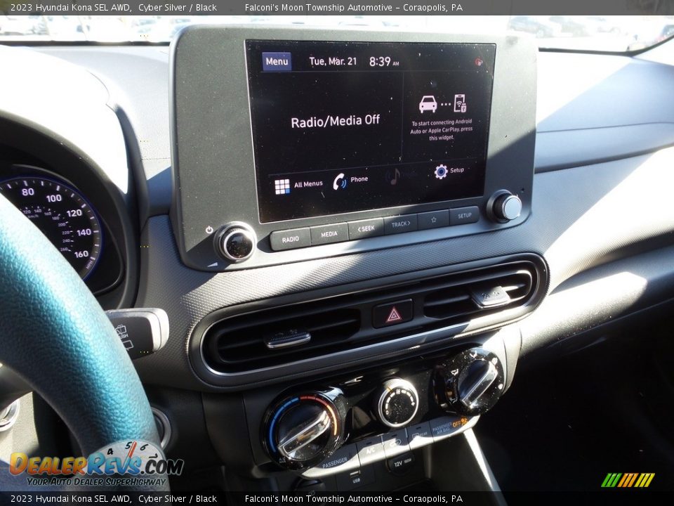 2023 Hyundai Kona SEL AWD Cyber Silver / Black Photo #17