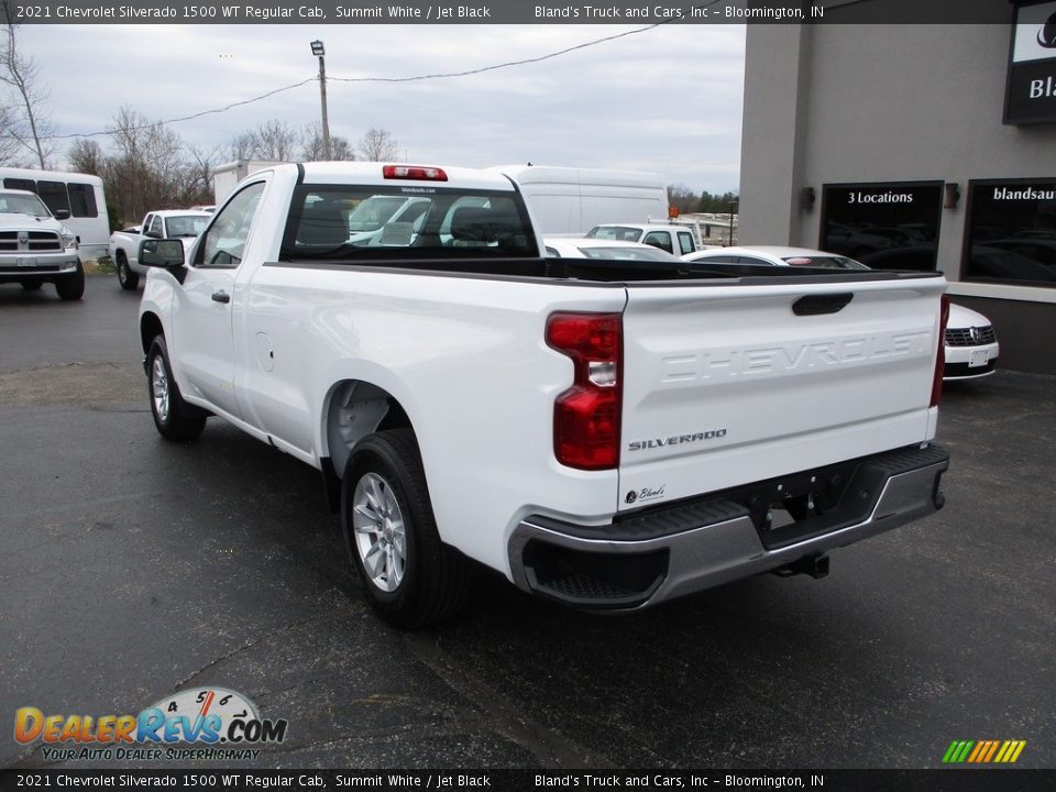 2021 Chevrolet Silverado 1500 WT Regular Cab Summit White / Jet Black Photo #3