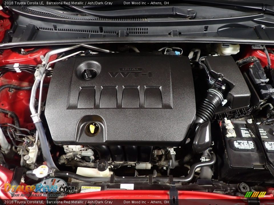2018 Toyota Corolla LE Barcelona Red Metallic / Ash/Dark Gray Photo #6