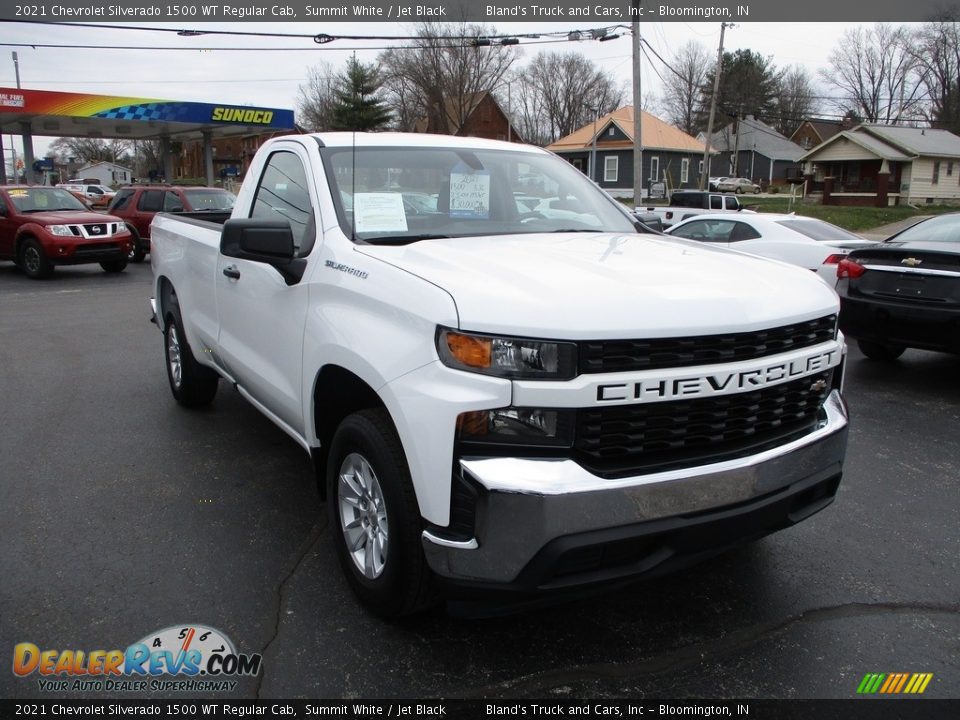 2021 Chevrolet Silverado 1500 WT Regular Cab Summit White / Jet Black Photo #5