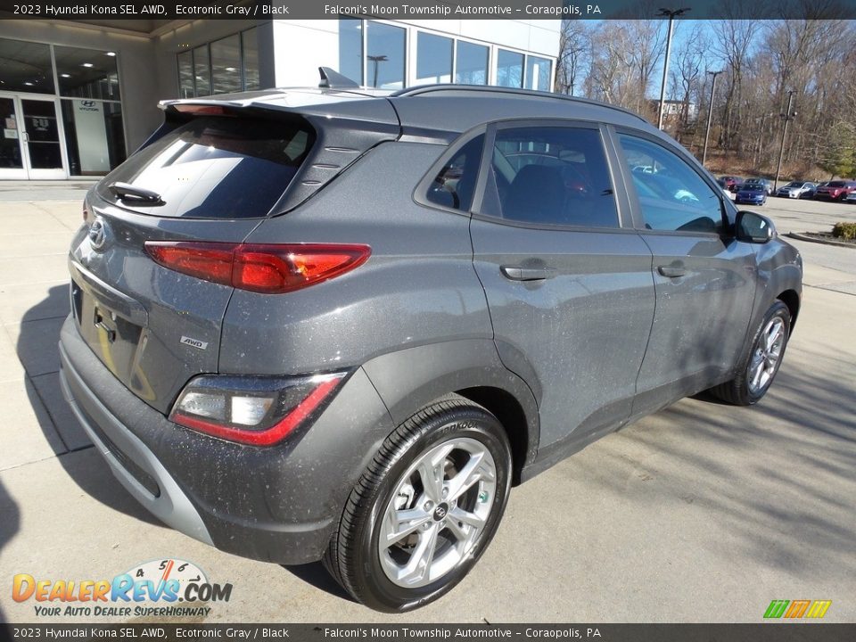 2023 Hyundai Kona SEL AWD Ecotronic Gray / Black Photo #2