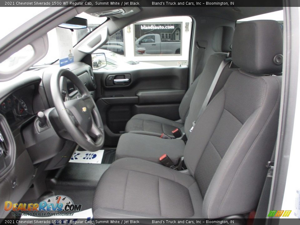 2021 Chevrolet Silverado 1500 WT Regular Cab Summit White / Jet Black Photo #7