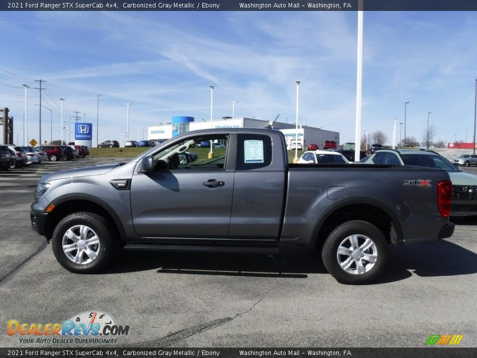 Carbonized Gray Metallic 2021 Ford Ranger STX SuperCab 4x4 Photo #8