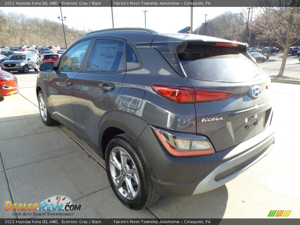 2023 Hyundai Kona SEL AWD Ecotronic Gray / Black Photo #5