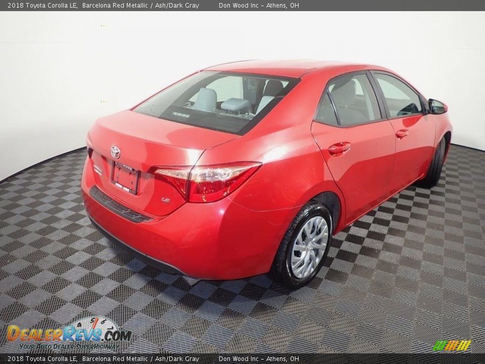 2018 Toyota Corolla LE Barcelona Red Metallic / Ash/Dark Gray Photo #15