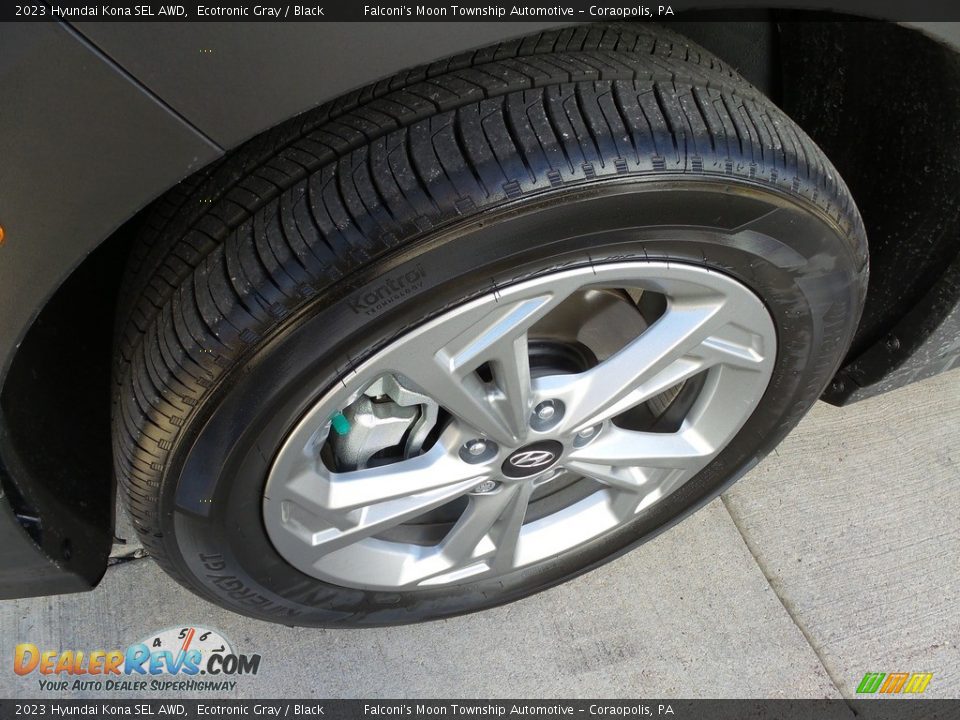 2023 Hyundai Kona SEL AWD Ecotronic Gray / Black Photo #9
