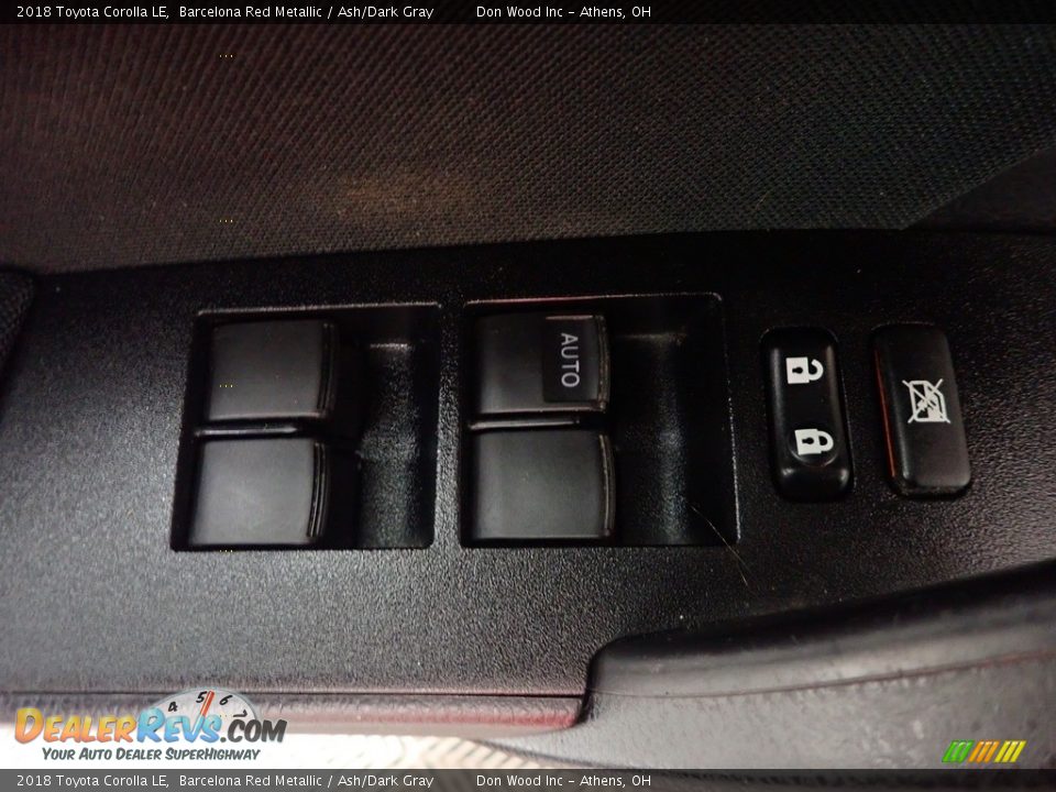 2018 Toyota Corolla LE Barcelona Red Metallic / Ash/Dark Gray Photo #17