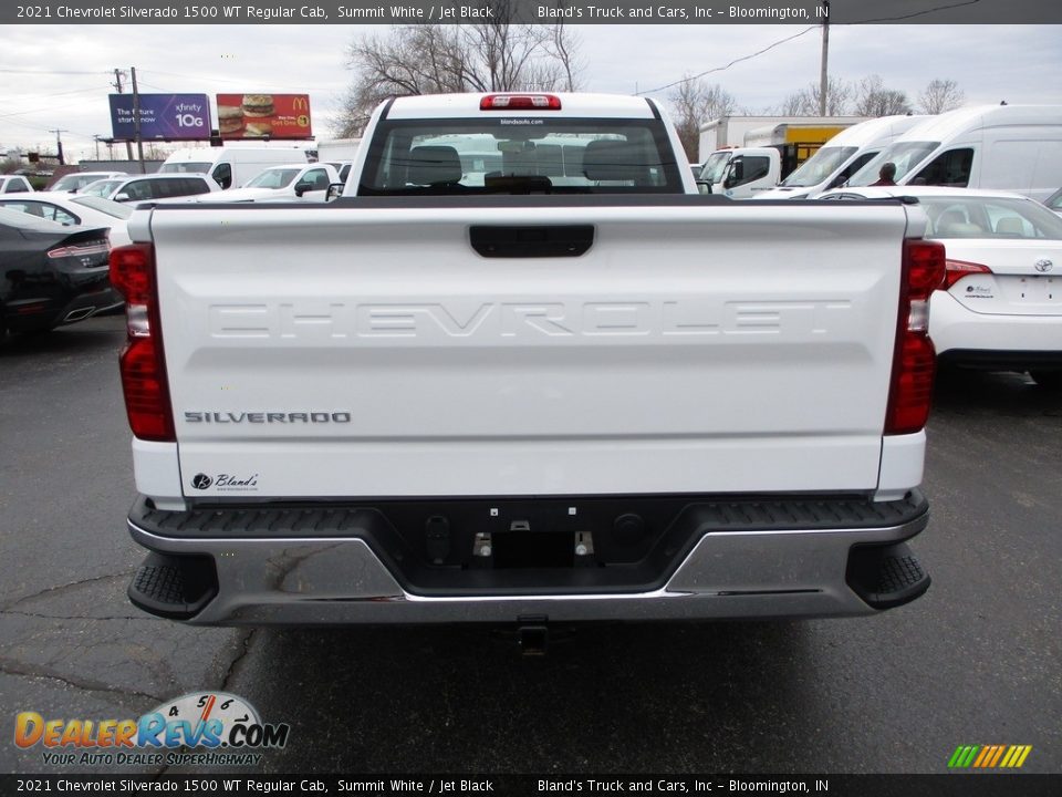 2021 Chevrolet Silverado 1500 WT Regular Cab Summit White / Jet Black Photo #19