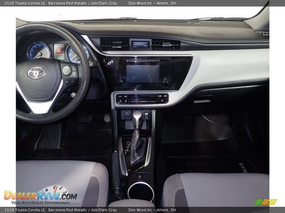 2018 Toyota Corolla LE Barcelona Red Metallic / Ash/Dark Gray Photo #21