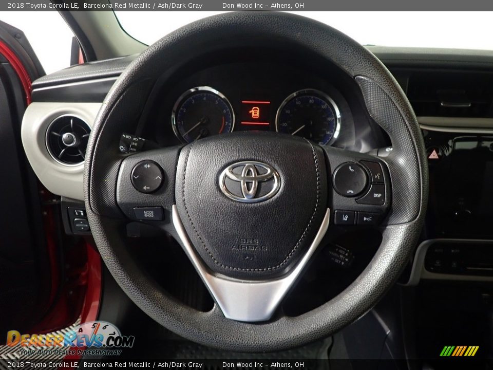 2018 Toyota Corolla LE Barcelona Red Metallic / Ash/Dark Gray Photo #23