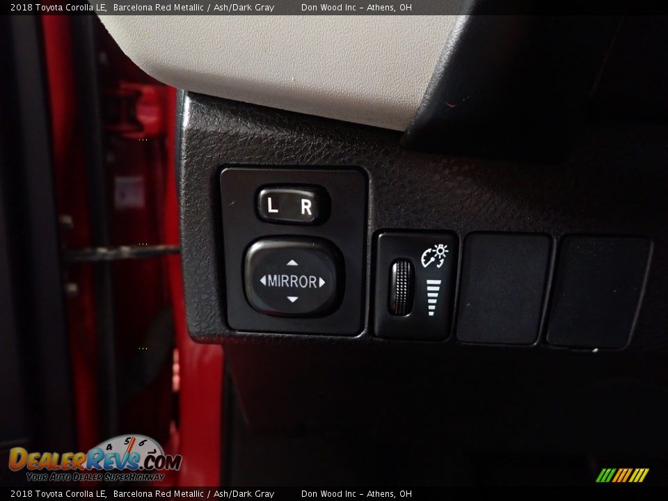 2018 Toyota Corolla LE Barcelona Red Metallic / Ash/Dark Gray Photo #27