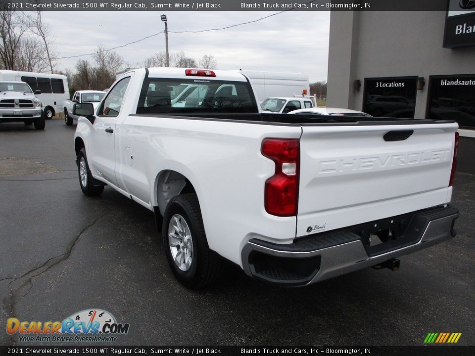 2021 Chevrolet Silverado 1500 WT Regular Cab Summit White / Jet Black Photo #3