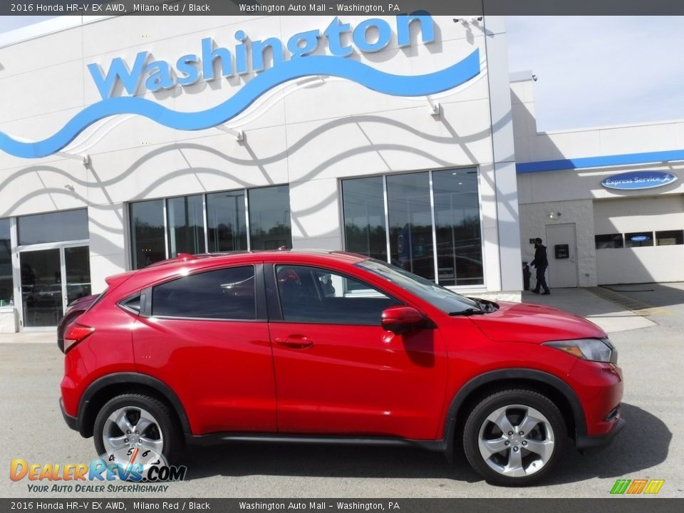 2016 Honda HR-V EX AWD Milano Red / Black Photo #2