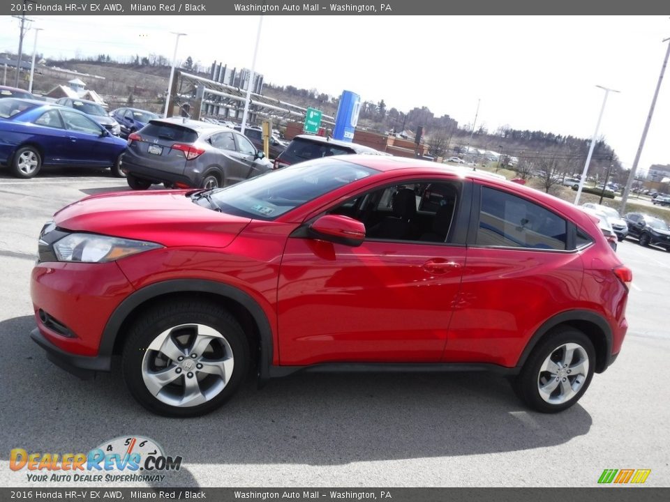 2016 Honda HR-V EX AWD Milano Red / Black Photo #7