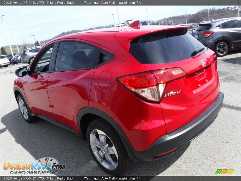 2016 Honda HR-V EX AWD Milano Red / Black Photo #9