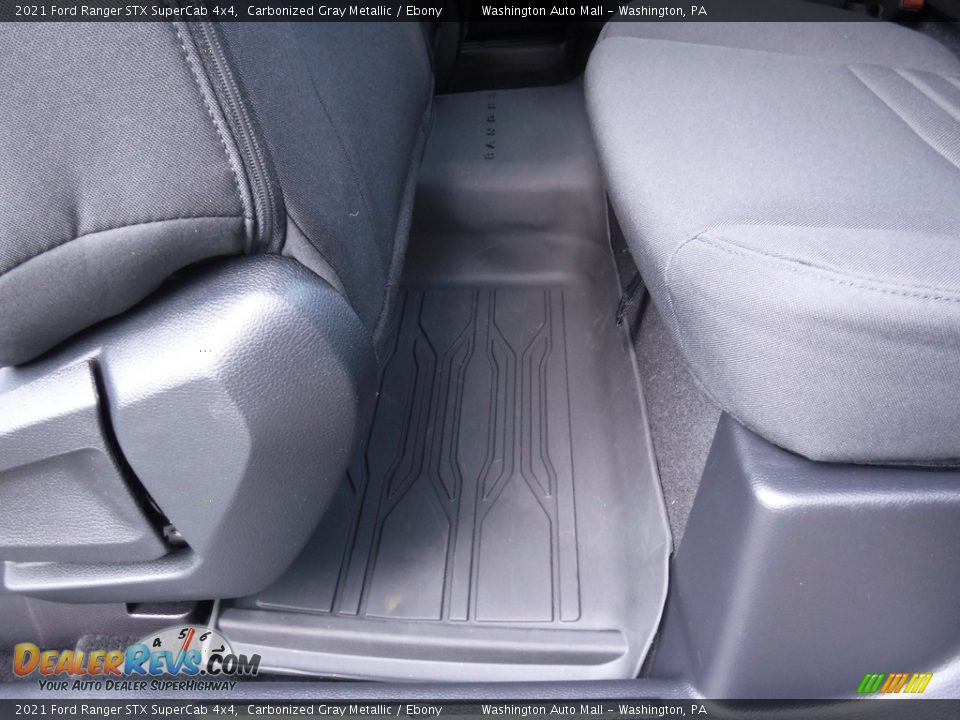 2021 Ford Ranger STX SuperCab 4x4 Carbonized Gray Metallic / Ebony Photo #32