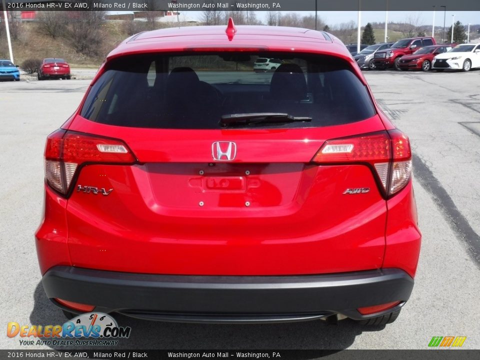 2016 Honda HR-V EX AWD Milano Red / Black Photo #10