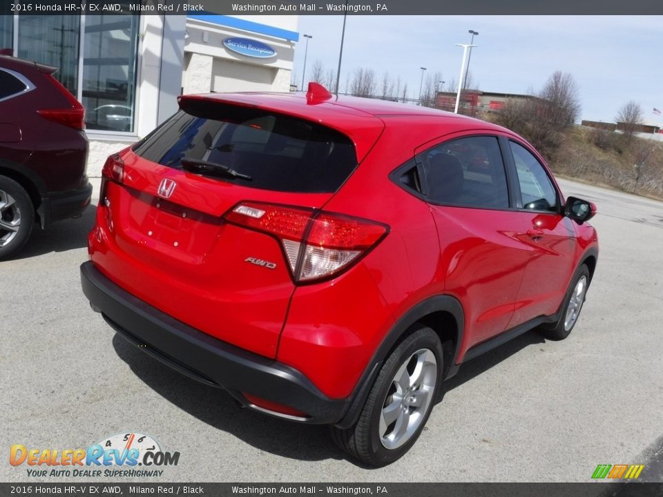 2016 Honda HR-V EX AWD Milano Red / Black Photo #11